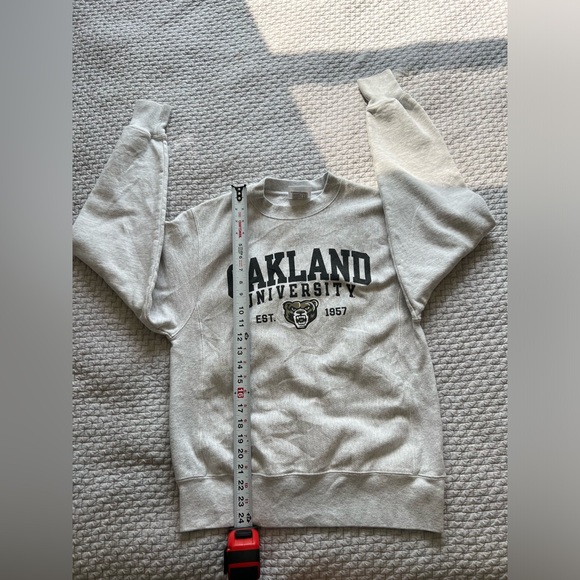 Vintage Champion Reverse Weave Oakland University Crewneck Sweatshirt Size S - Picture 5 of 6